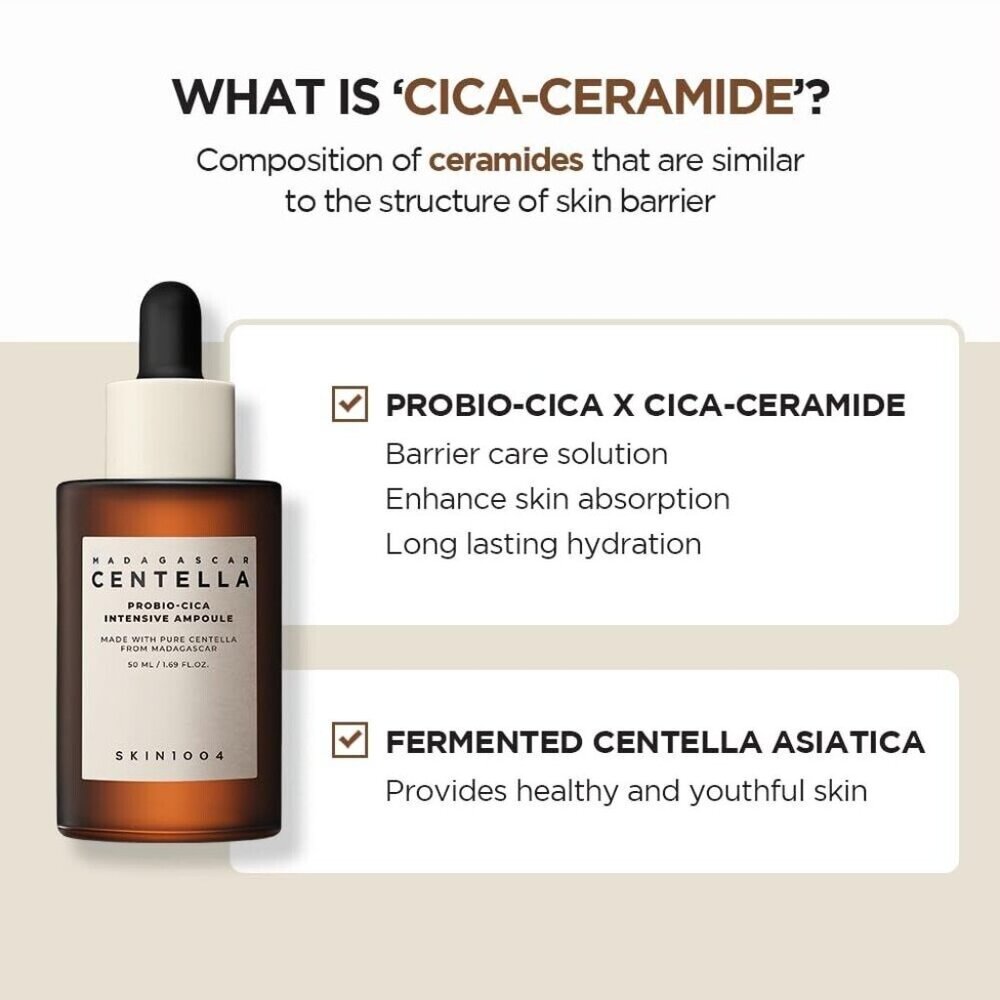 SKIN1004 Madagascar Centella Probio Cica Intensive Ampoule 50ml NEW USA